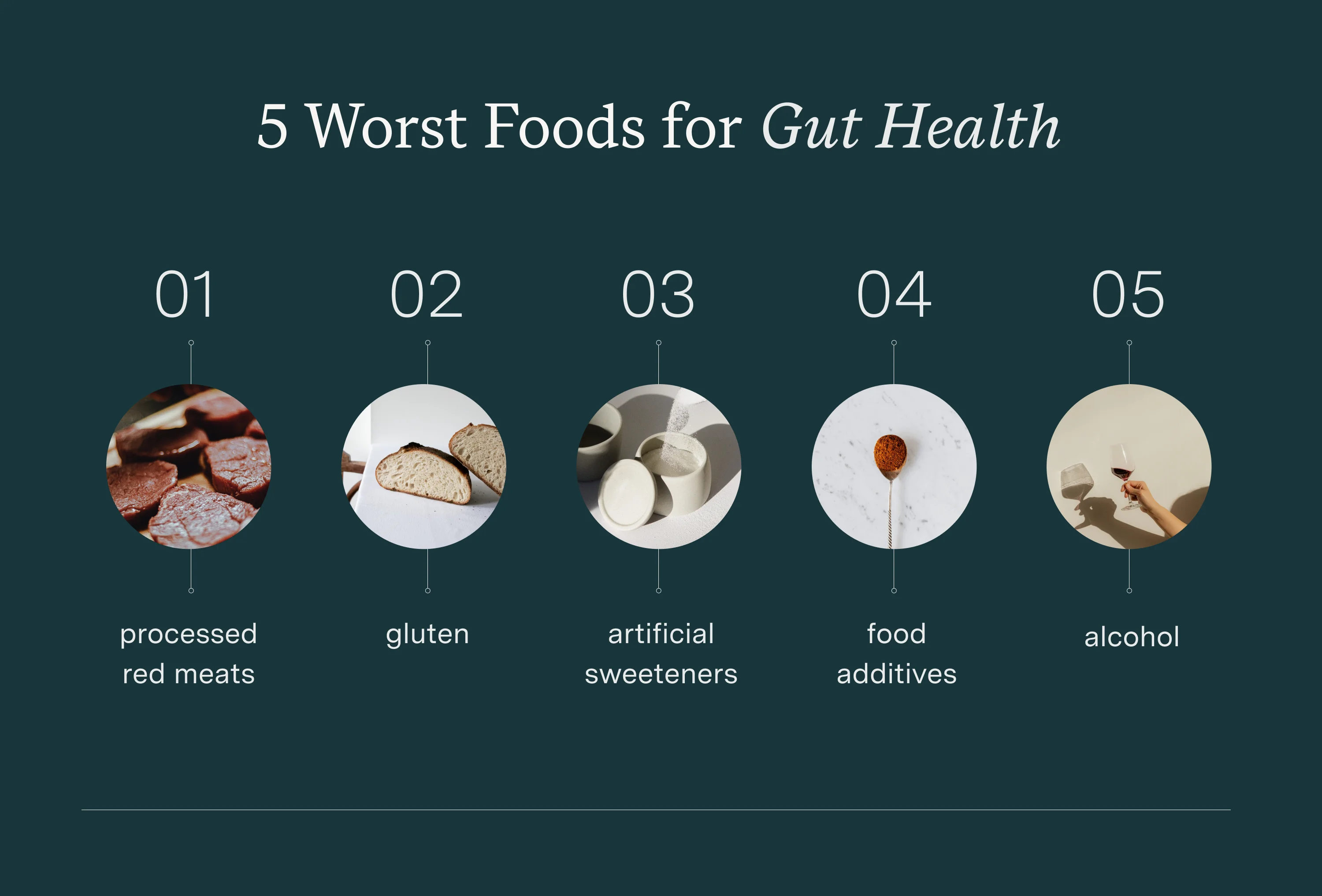 5 worst foods for gut health